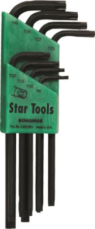 TORX-AVAINSARJA T9-T40 L-MALLI 8-OS 256-TLX8