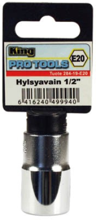 HYLSYAVAIN 1/2&quot; VÄÄNTIÖ TORX E22 284-19-E22