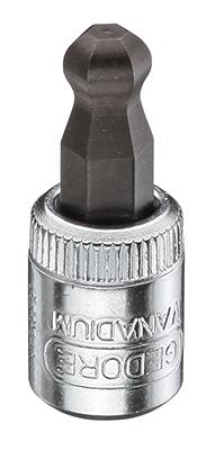 HYLSYAVAIN KUUSIOKOLO 1/4&quot; 5MM PALLOPÄÄ 250-IN20K-5