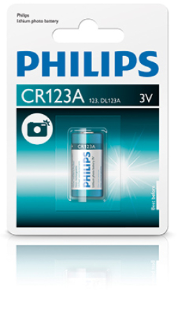PARISTO 1KPL CR123 PHILIPS 966-CR123