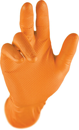 NITRIILISORMIKAS ORANSSI 50KPL KOKO M 258-53208
