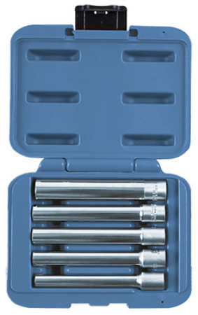 LASER HYLSYSARJA 3/8&quot; PITKÄT HYLSYT 5-OS 258-7032