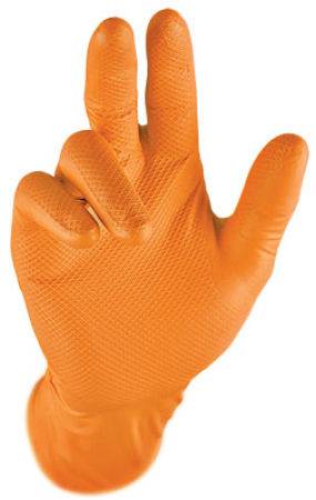 NITRIILISORMIKAS ORANSSI 50KPL KOKO L 258-53209