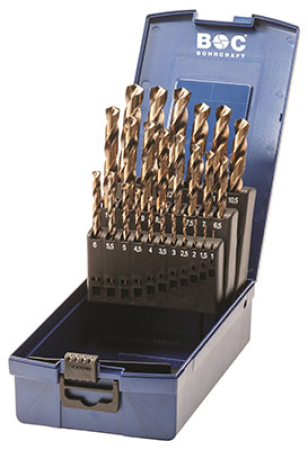 PORANTERÄSARJA 25-OSAA HSS-E CO5% DIN338 239-11401330025