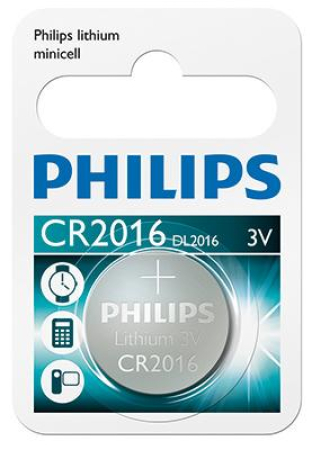 PARISTO 1KPL CR2016 PHILIPS 966-CR2016