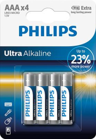 PARISTO 4KPL AAA (LR03) PHILIPS ULTRA 966-LR03E