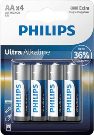 PARISTO 4KPL AA (LR6) PHILIPS ULTRA 966-LR6E