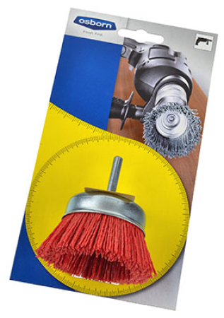 NAILONHARJA KUPPI 75MM PUNAINEN 246-P600991K