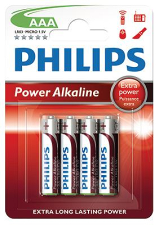 PARISTO 4KPL AAA (LR03) PHILIPS POWER 966-LR03