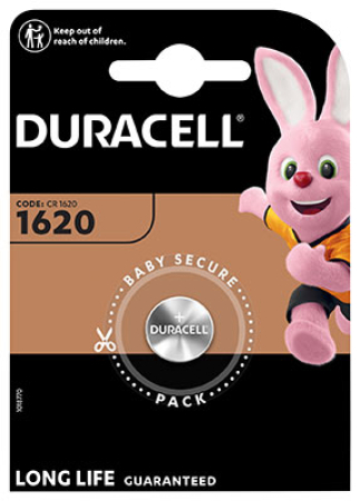 PARISTO 1KPL CR1620 DURACELL 966-1620