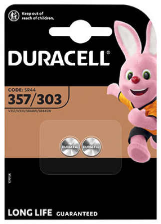 PARISTO 2 KPL  SR44 DURACELL 966-D357