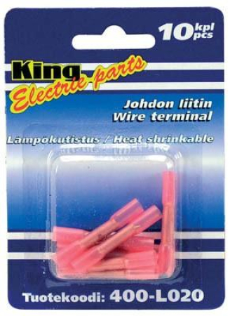 KUTISTEJATKOLIIT. PUN 10KPL KING-BLISTER 400-L020