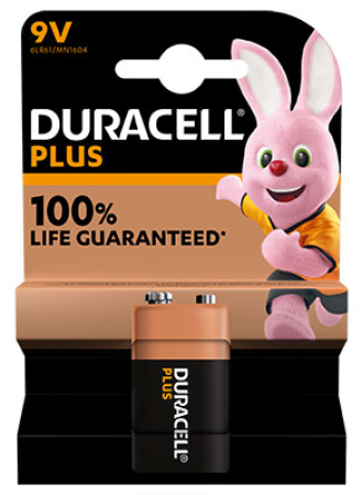 PARISTO 1KPL 9V (LR61) DURACELL PLUS 966-1604