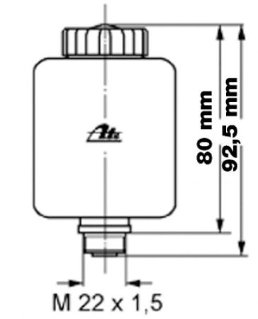 JARRUNESTESÄILIÖ 0,13L(KIERRELIITOS) 495-814005