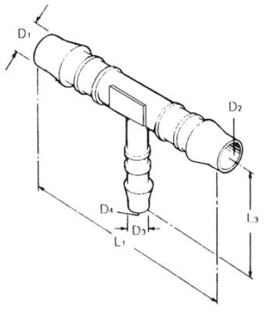 LIITOSKAPPALE, LETKUNLIITIN, T-MALLI, POM 066-TRS3-4-3