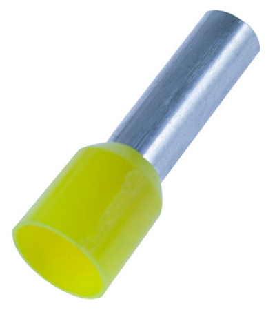 PÄÄTEHYLSY KELT 1,0MM2 14MM 100/PAK 338-223N