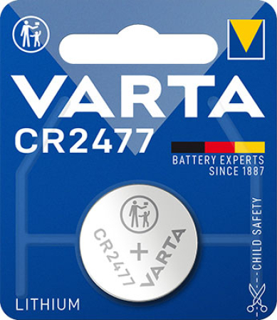 PARISTO 1KPL CR2477 VARTA 966-CR2477