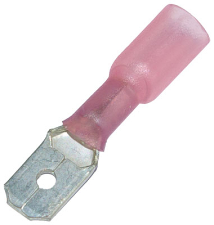 LAATTAPISTIKE PUN 6,3 MM KUTISTE 100/PAK 338-1141N