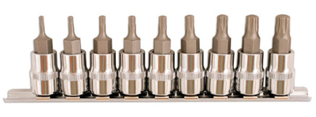 HYLSYAVAINSARJA TORX PLUS TP10-TP50 3/8&quot; 258-5213