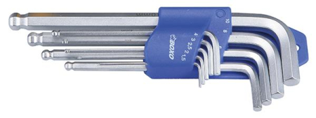 KUUSIOKOLOAVAINSARJA 0.05&quot;-3/8&quot; PITKÄT 284-B91-3467SAE