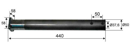 VETOPUTKI 50mm AL-KOKober,161s,251s 125-2100033