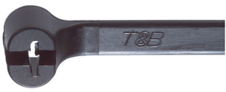JOHDINSIDE TY-RAP 140X3,6 MM, TERÄSKIELI MUSTA 100/ 338-14036TMN