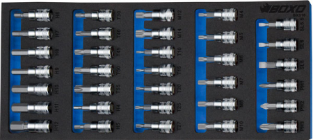 HYLSYSARJA 3/8&quot; TORX/KUUSIO/XZN/PH/URA 284-BX316