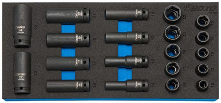 KONEHYLSYSARJA 1/2&quot; 20-OS. 284-BX176