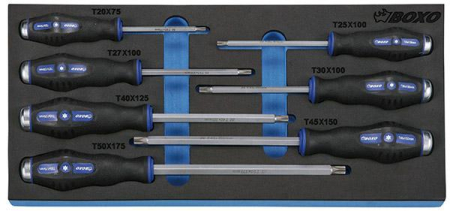TORX-LYÖNTIRUUVITALTTASARJA BOXO 284-BX005T