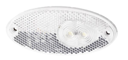 LED-etuäärivalo 24V, ruuvikiinnitys, 5 m kaapeli 374-964295-171