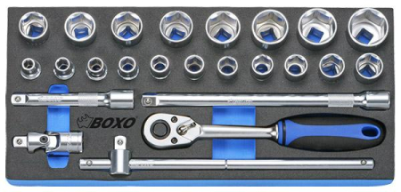 HYLSYSARJA 1/2&quot; TUUMAMITAT BOXO 284-BX003S