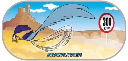 TAKAIKK.AURINKOSUOJA 50X100CM ROADRUNNER 912-66313