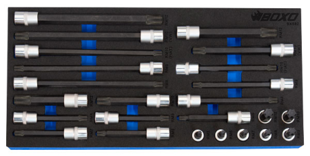 RIBE-HYLSYSARJA 3/8&quot; 24-OS. M5-M12 284-BX582