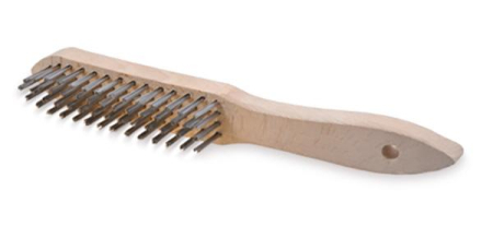 TERÄSHARJA 4 RIVINEN AAL.INOX PUUVARSI 246-151394