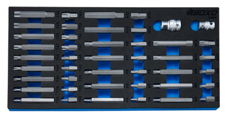 BITS-SARJA 10MM 3/8&quot; & 1/2&quot; TORX, XZN, KUUSIO 284-BX685