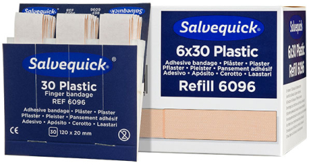TÄYDENNYS MUOVILAASTARI  6X30 KPL SALVEQUICK 859-6096