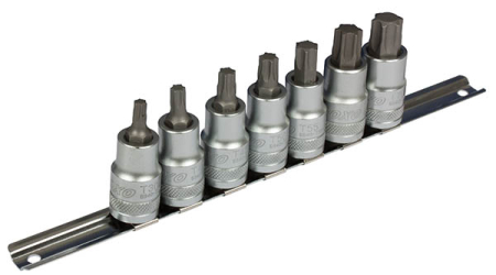 HYLSYSARJA 1/2&quot; KISKOSSA T30-T70 TORX 284-B33-ITX1907R