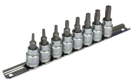 HYLSYSARJA 3/8&quot; KISKOSSA T15-T50 TORX 284-B33-ITX3008R