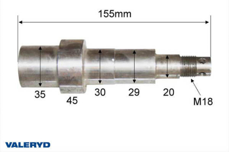 AKSELITAPPI 125-1032002