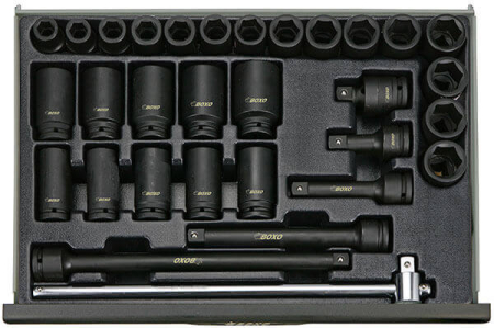 KONEHYLSYAVAINSARJA 3/4&quot; 31 OSAA 284-BXP030