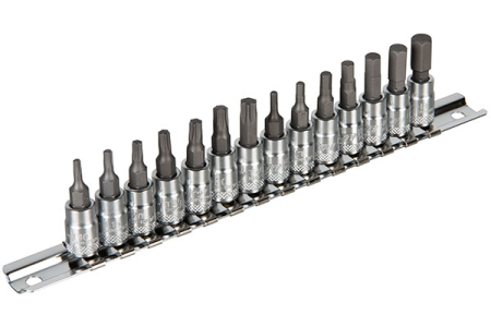 HYLSYSARJA 1/4&quot; TORX & KUUSIOK. KISKOSSA, 14 OSAA 284-B33-INTX2014R