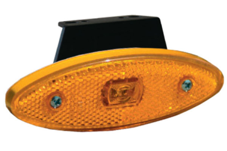 LED-sivuäärivalo kulmakannattimella, 12/24V 375-581155