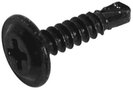 LEVEÄKANTAINEN LEVYR. PORAKÄRKI (KFR) SINK. MUSTA 688-POMU4,2X16