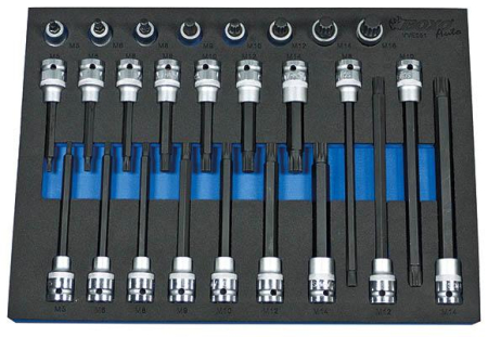 XZN HYLSYKÄRKISARJA 1/2&quot; 26-OS. M5-M16 291-BE051