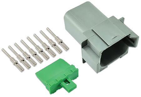 DEUTSCH -PISTORASIA 8-PIN, 0,5-1,5 MM 338-37508