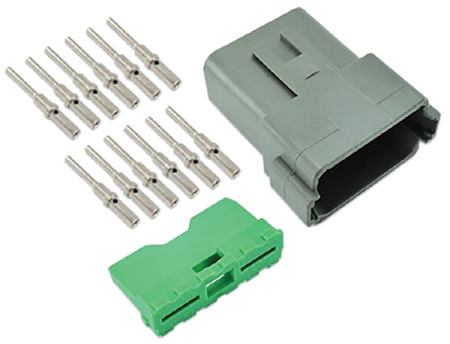 DEUTSCH -PISTORASIA 12-PIN, 0,5-1,5 MM 338-37509