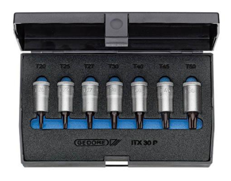 HYLSYKÄRKISARJA 3/8&quot; TORX 250-ITX30-PM