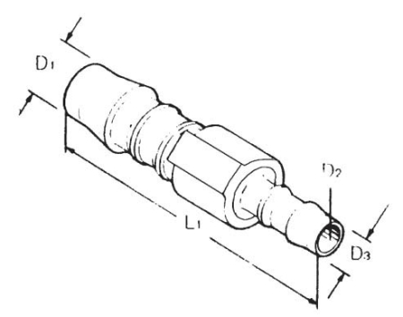 LIITOSKAPPALE, LETKUNLIITIN, SUORAMALLI, POM 066-GRS12-10