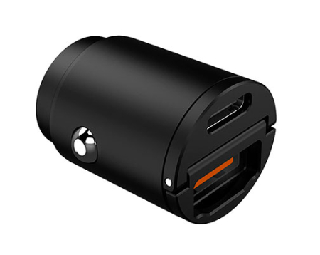 AUTOLATURI MINI 30W 1USB+1USB-C 880-CCMINIUSBUSBCBK