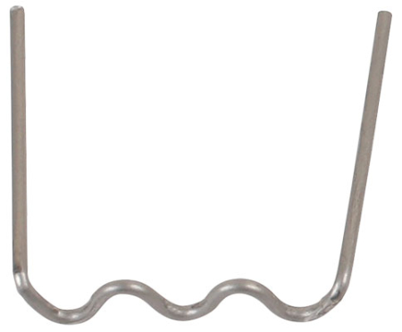 NIITTI U-MUOTO ESIKATKAISTU 0,7MM 100KPL 258-92217